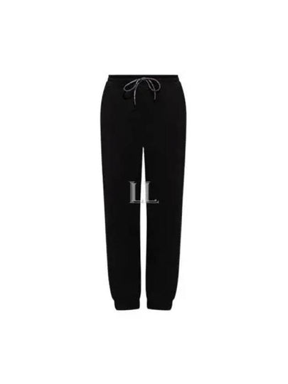 Logo Classic Drawstring Cotton Track Pants Black - VIVIENNE WESTWOOD - BALAAN 2