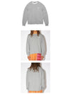 Face Patch Crew Neck Sweatshirt Grey - ACNE STUDIOS - BALAAN 5