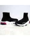 Speed Clear Sole High Top Sneakers Pink Black - BALENCIAGA - BALAAN 4