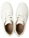 Lauren Lace Up Low Top Sneakers White - CHLOE - BALAAN 3