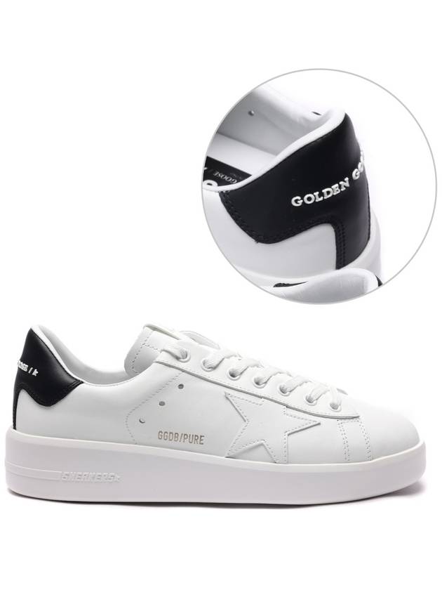 Purestar Black Tab Low Top Sneakers White - GOLDEN GOOSE - BALAAN 2