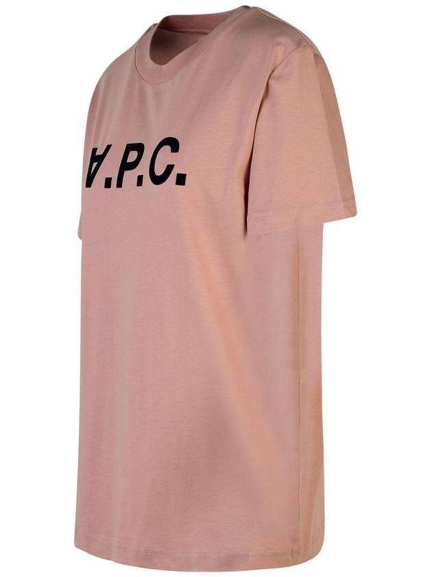 Standard Grand VPC Short Sleeve T-Shirt Pink - A.P.C. - BALAAN 3