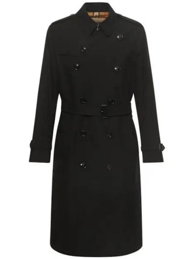 Kensington Heritage Trench Coat Black - BURBERRY - BALAAN 2