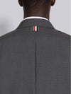 Men's Plain Weave 4 Bar Chesterfield Over Single Coat Dark Grey - THOM BROWNE - BALAAN 6