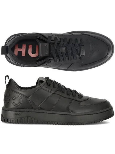 Embossed Logo Low Top Sneakers Black - HUGO BOSS - BALAAN 2