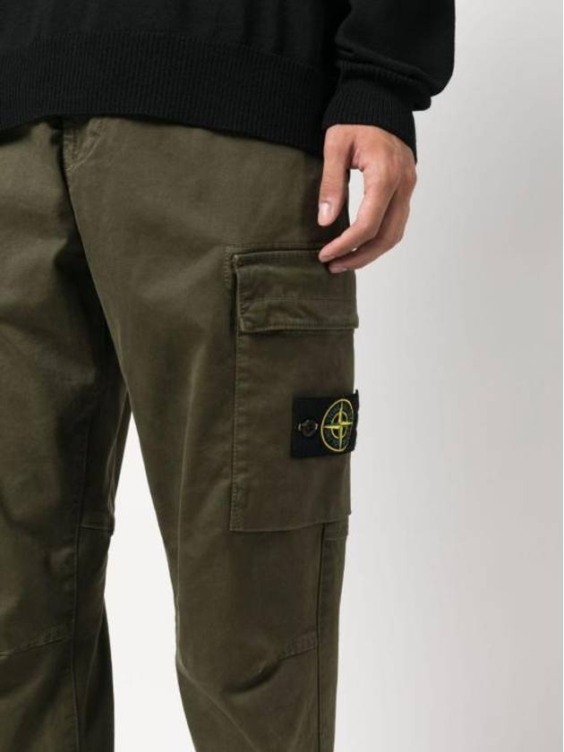 Wappen Patch Cargo Track Pants Green - STONE ISLAND - BALAAN 6