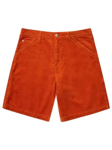 Corduroy Painter Shorts Orange - AWAKE NY - BALAAN 1