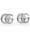 GG Marmont Earrings Silver - GUCCI - BALAAN 4