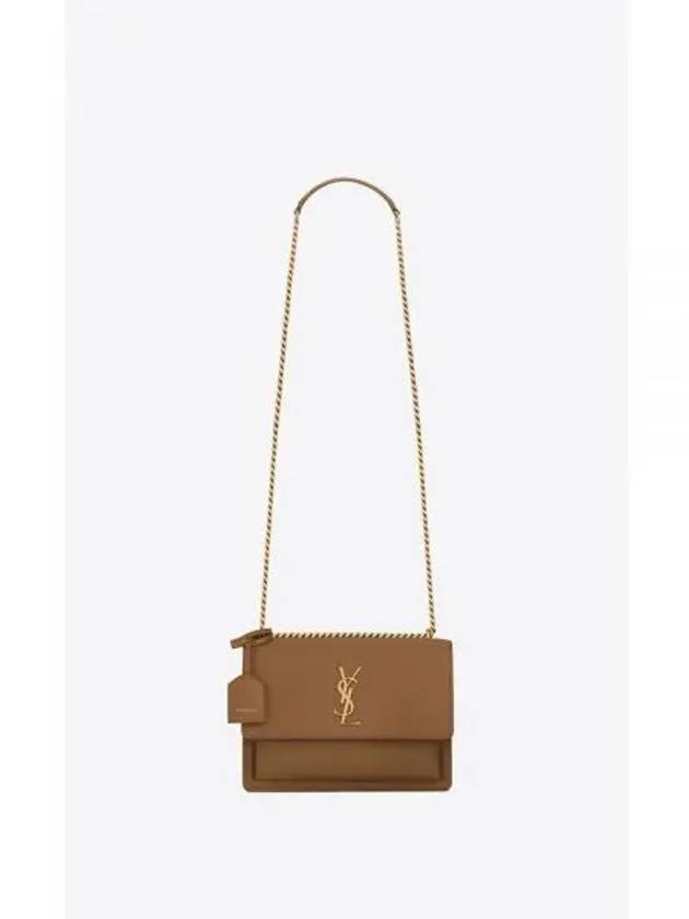 Monogram Sunset Medium Smooth Leather Cross Bag Fox - SAINT LAURENT - BALAAN 2