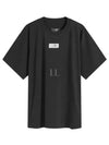 Ribbed Neck Short Sleeve T-Shirt Black - MAISON MARGIELA - BALAAN 2