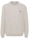 Maison Kitsune Bold Fox Head Patch Men s Wool Knit NM00805 H120 - POLO RALPH LAUREN - BALAAN 2