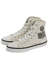 Women's Benkeenh High Top Sneakers Chalk - ISABEL MARANT - BALAAN 2