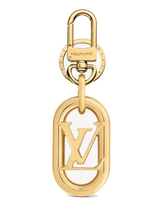 Logo Round Key Holder Gold - LOUIS VUITTON - BALAAN 1