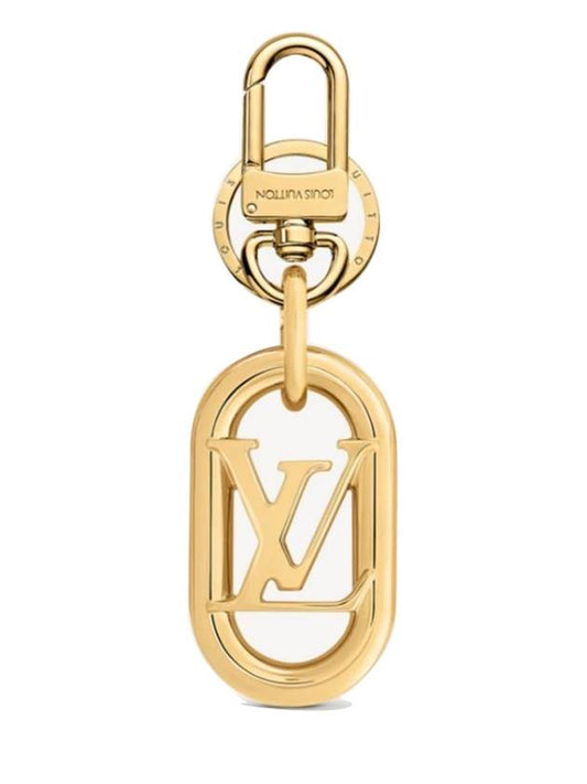 Logo Round Key Holder Gold - LOUIS VUITTON - BALAAN 1