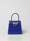 Iconic Top Handle Small Tote Bag Royal Blue - SALVATORE FERRAGAMO - BALAAN 1