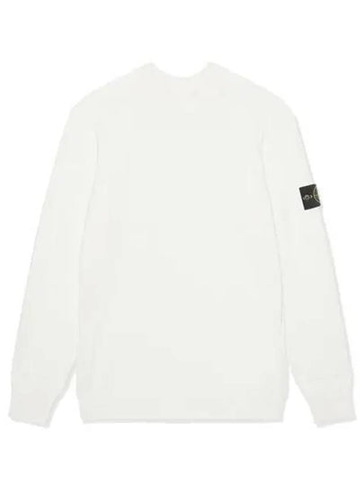 Compass Motif Knit Top White - STONE ISLAND - BALAAN 2