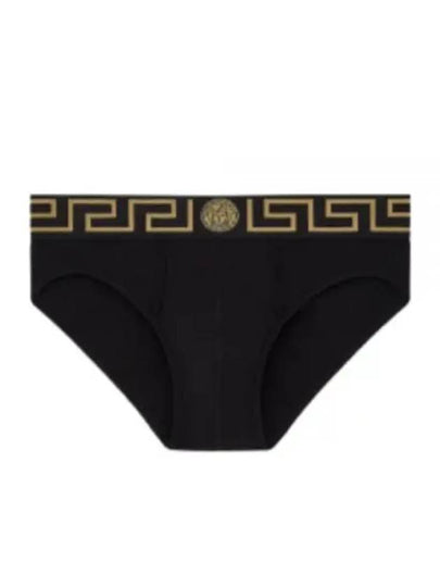 Greca Border Briefs Black - VERSACE - BALAAN 2