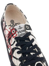 logo print plimsoll low-top sneakers black - VIVIENNE WESTWOOD - BALAAN.