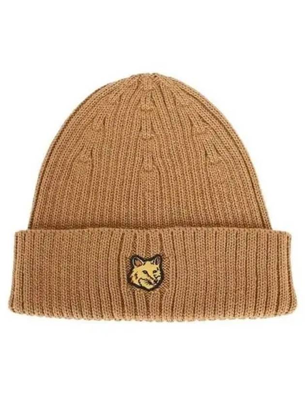 Fox head ribbed beanie 271747 - MAISON KITSUNE - BALAAN 1