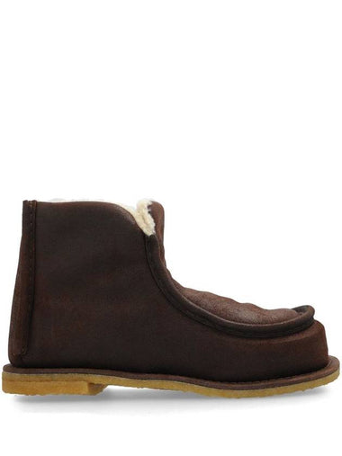 J.W. Anderson Shearling-Lined Suede Boots - JW ANDERSON - BALAAN 1