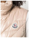 Lecroisic padded vest pink beige - MONCLER - BALAAN.