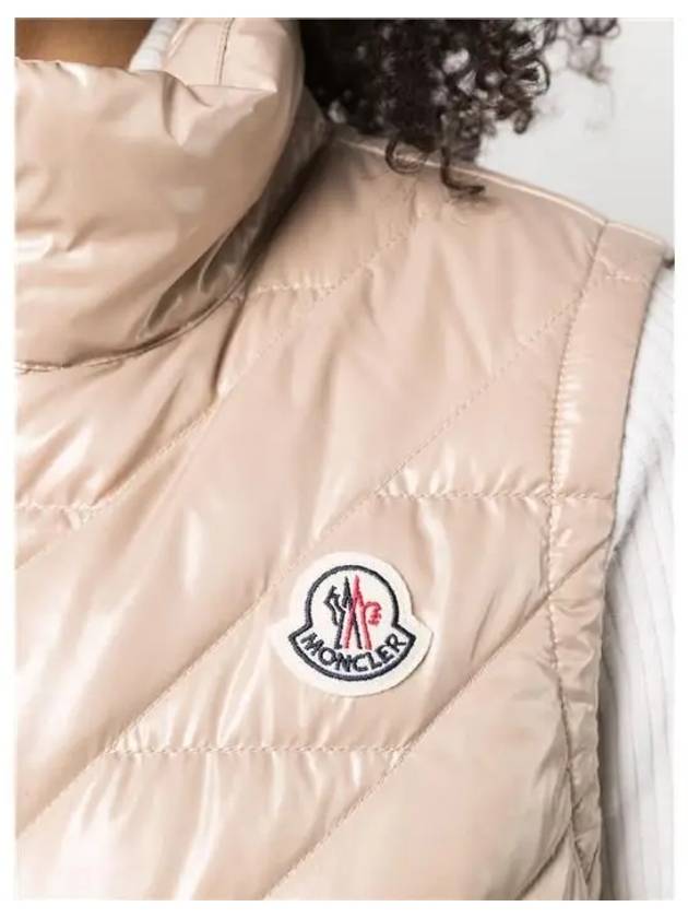 Lecroisic Padded Vest Pink - MONCLER - BALAAN 6