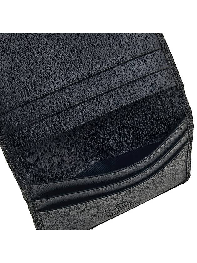 Saffiano Card Wallet Black - VIVIENNE WESTWOOD - BALAAN 10