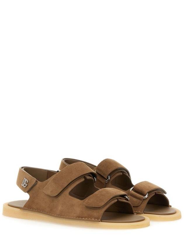 Dolce & Gabbana Suede Sandal - DOLCE&GABBANA - BALAAN 2