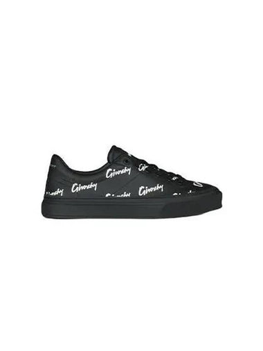 Sneakers City Sports Lace Up Low Top Black - GIVENCHY - BALAAN 1