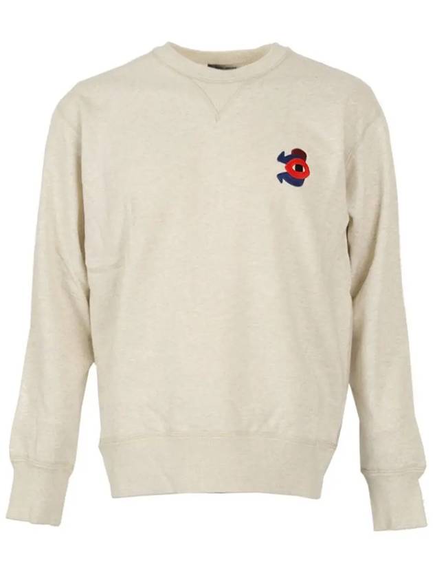 Mike Embroidered Logo Sweatshirt Ecru - ISABEL MARANT - BALAAN 2