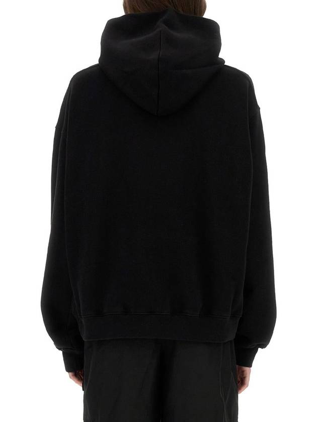 Alexander Wang Sweatshirt With Embossed Logo - ALEXANDER WANG - BALAAN 3