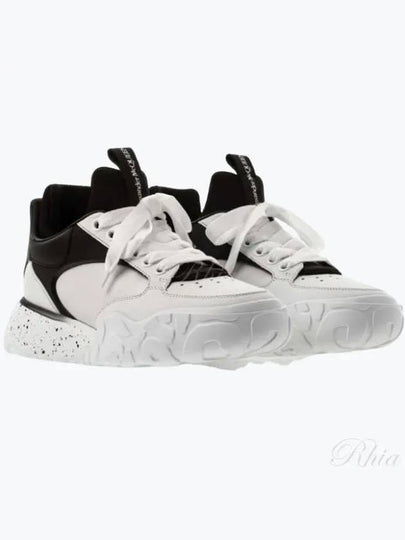 Court Tech Low Top Sneakers White Black - ALEXANDER MCQUEEN - BALAAN 2