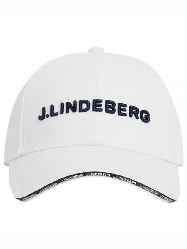 Harry Embroidered 3D Logo Ball Cap White - J.LINDEBERG - BALAAN 2