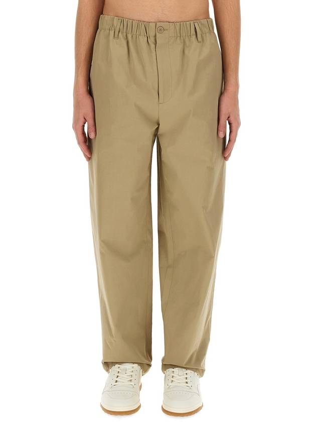 Poplin Heavy Cotton Slacks Beige - GUCCI - BALAAN 2