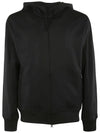 Classic Back Logo Printed Zip Up Hoodie Black - Y-3 - BALAAN 1