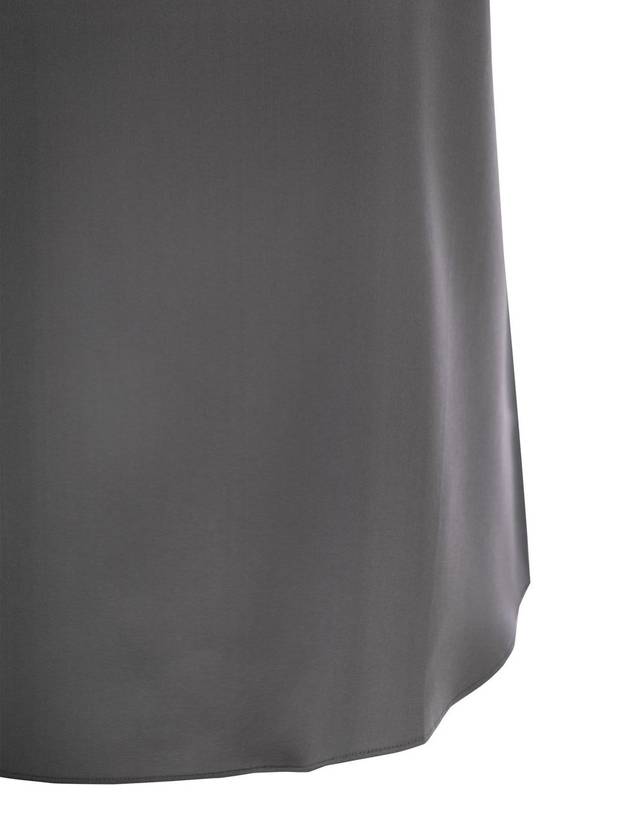 Satin Sleeveless Gray - BRUNELLO CUCINELLI - BALAAN 5