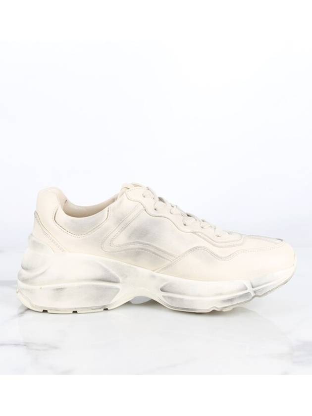 Women s Lip Logo Dirty Rhyton Sneakers 36 230 - GUCCI - BALAAN 8
