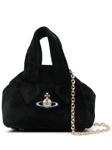 Archive Mini Yasmine Tote Bag Black - VIVIENNE WESTWOOD - BALAAN 1