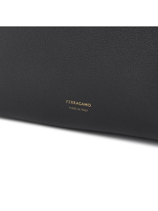 Hug Messenger Cross Bag Black - SALVATORE FERRAGAMO - BALAAN 9