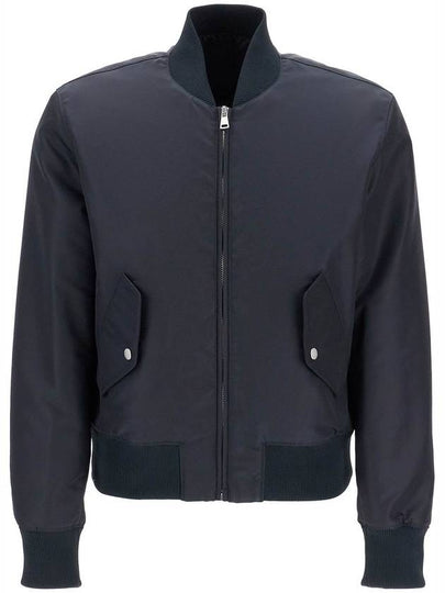 Embroidery on the bag bomber jacket navy - BALMAIN - BALAAN 2