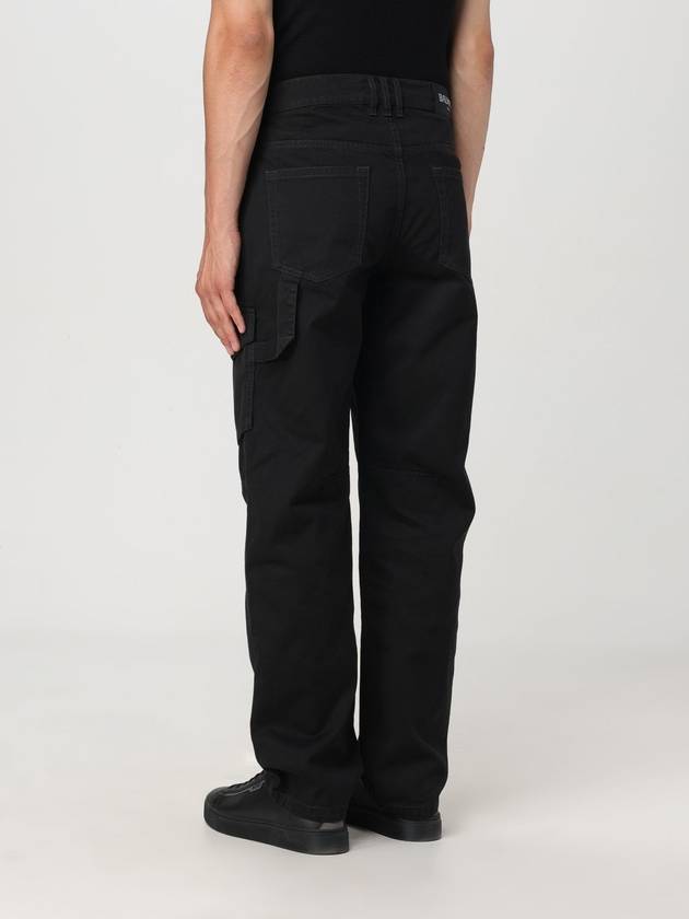 Logo Patch Cargo Jeans Black - BALMAIN - BALAAN 4