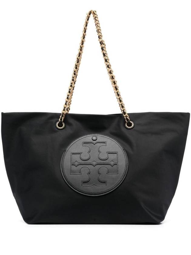 Ella Chain Tote Bag Black - TORY BURCH - BALAAN 2