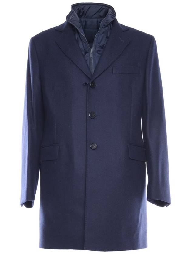 Fay Single-Breasted Coat - FAY - BALAAN 3