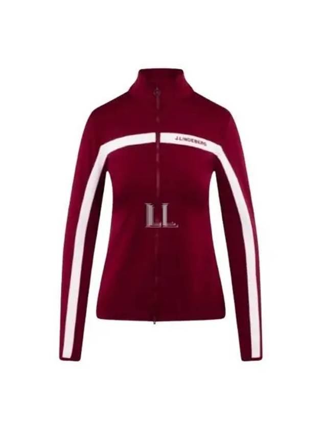 Seasonal Janice Mid Layer Track Jacket Red - J.LINDEBERG - BALAAN 2