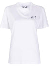 Star Collection Logo Short Sleeve T-Shirt White - GOLDEN GOOSE - BALAAN 1