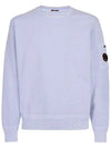 Lens Wappen Pocket Cotton Fleece Sweatshirt Violet - CP COMPANY - BALAAN 2