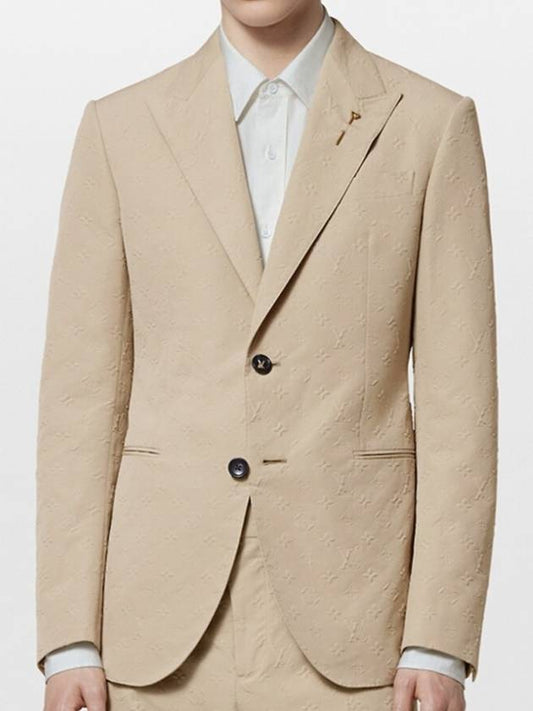 Monogram Cotton Jacket Light Brown - LOUIS VUITTON - BALAAN 2