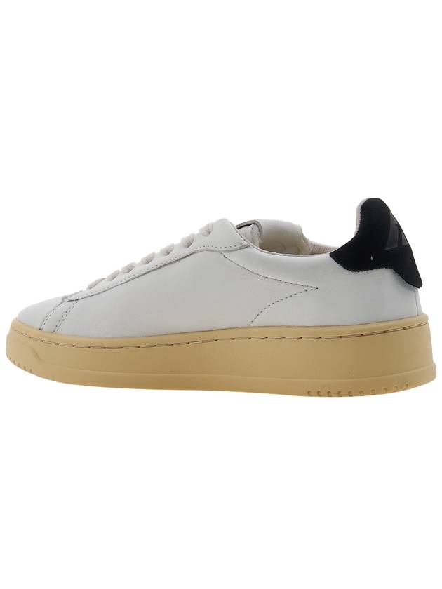 Dallas Black Tab Leather Low Top Sneakers White - AUTRY - BALAAN 4