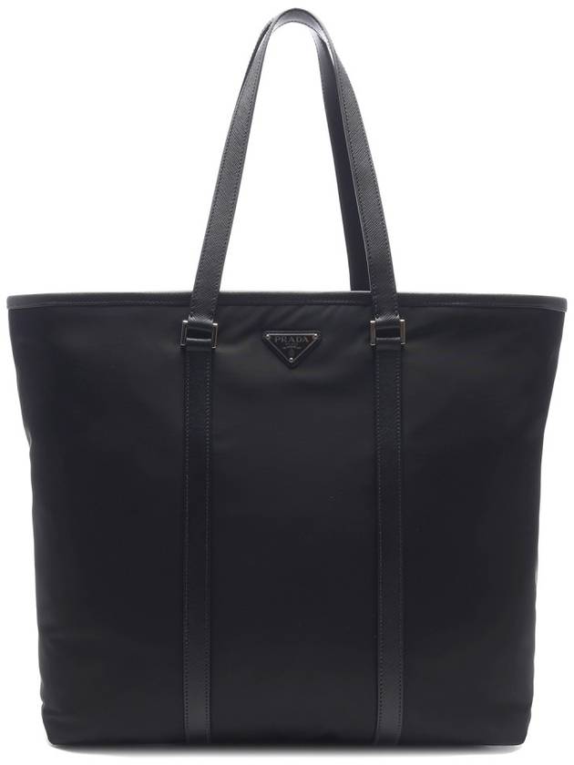 Re-Nylon Saffiano Tote Bag Black - PRADA - BALAAN 3