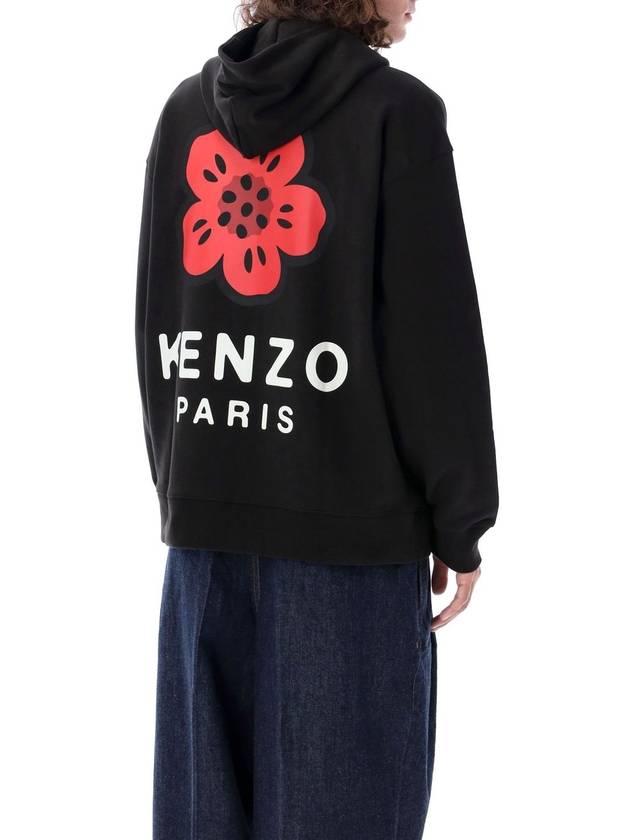 Boke Flower Oversized Hoodie Black - KENZO - BALAAN 3